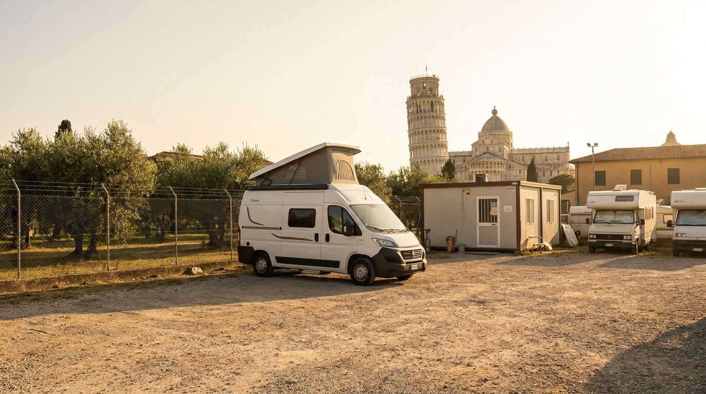 Map for Cheap RV Rental in Pisa - Budget Guide 2026